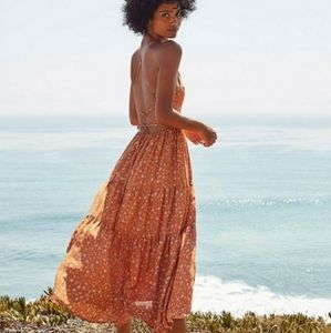 ISO Christy Dawn Delphine dress in tangerine calico